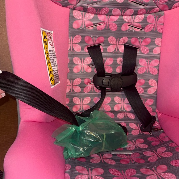 Pink Butterfly Kids Car Seat - Picture 3 of 5